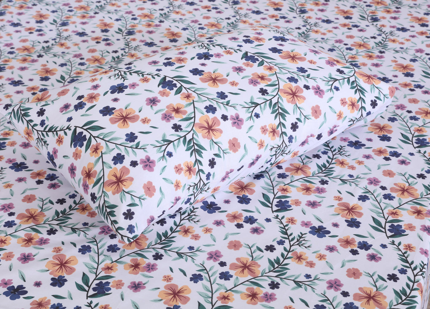 Cotton Fitted Sheet Design FT-05