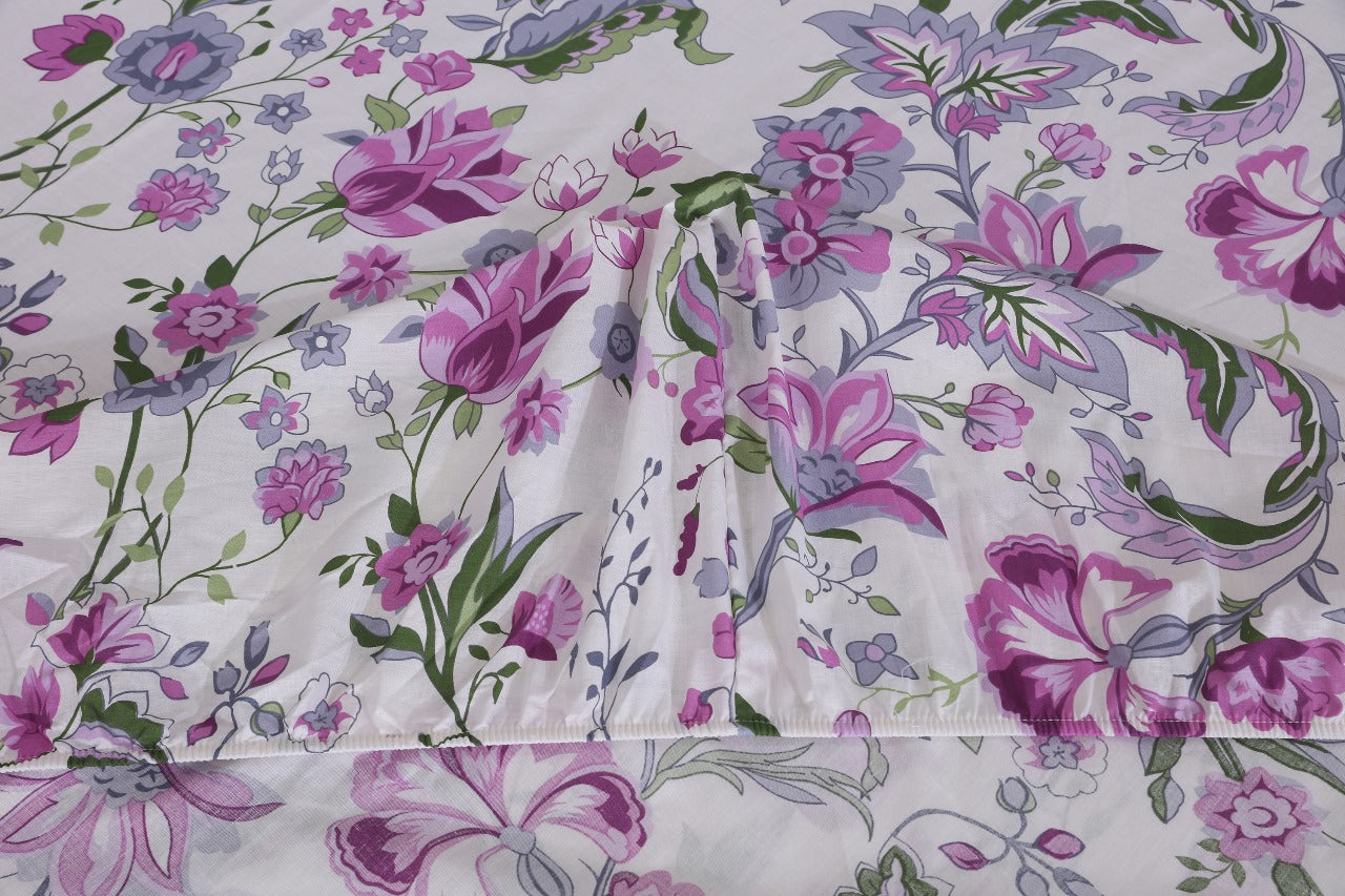 Cotton Fitted Sheet Design FT-80