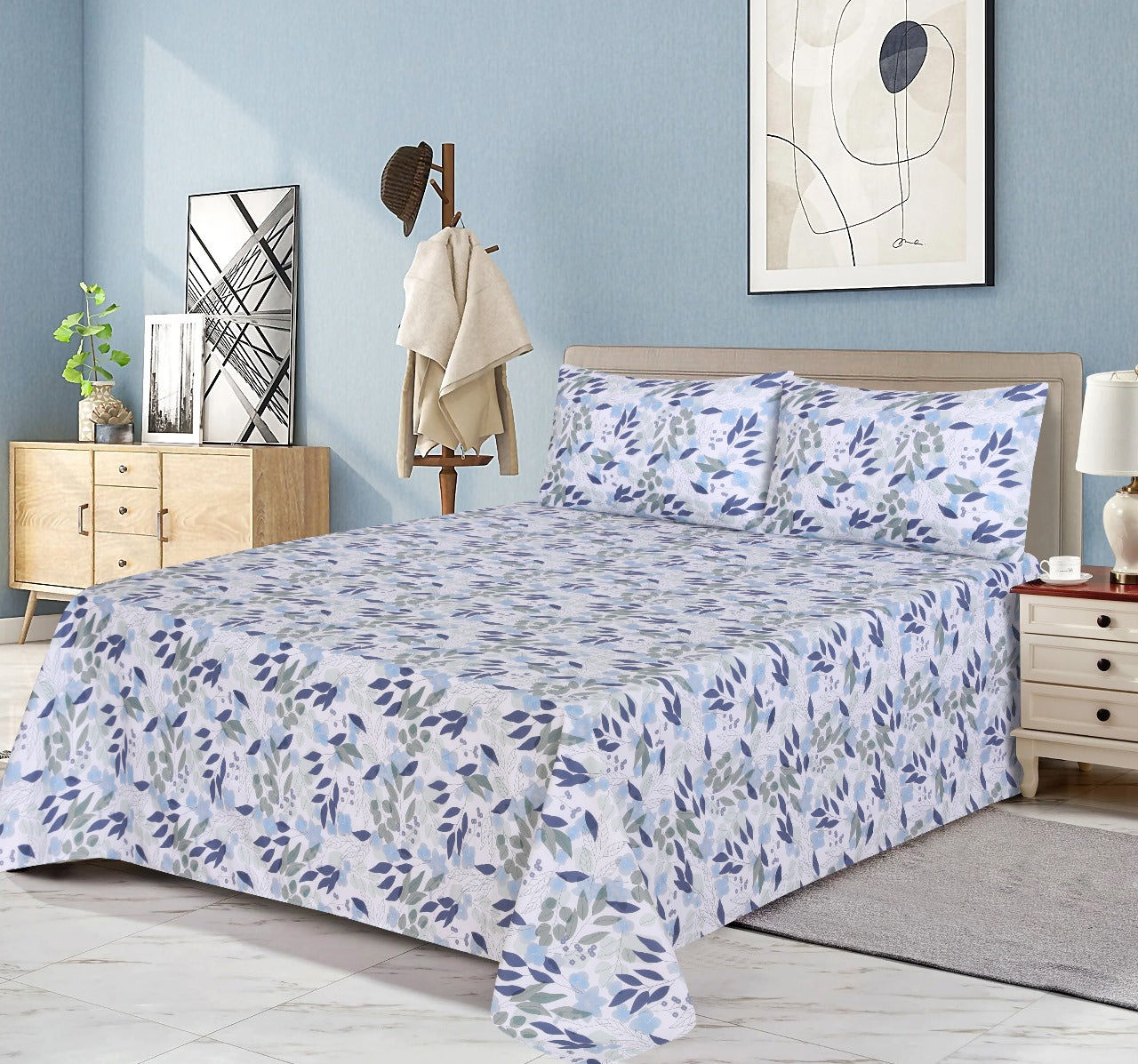 Cotton percale Bedsheet Design BS-203