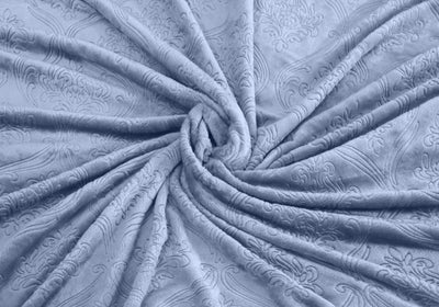 Super soft luxury blanket blue 01